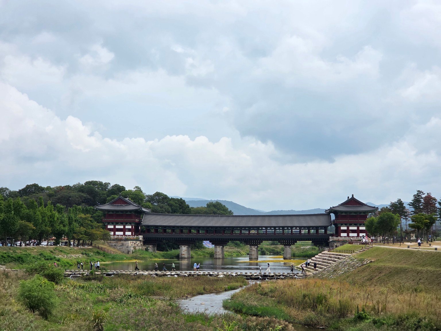 Woljeonggyo Bridge in Gyeongju, Gyeongbuk
