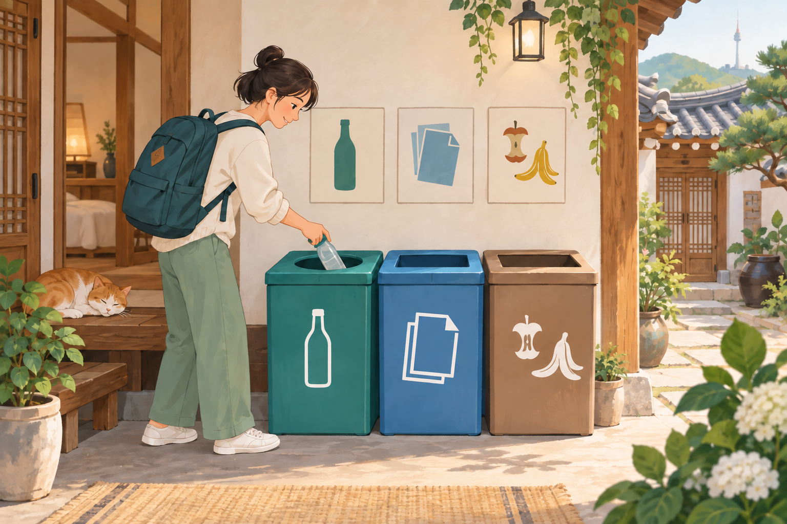 Korea Trash and Recycling Guide for Tourists: Start at Your Stay