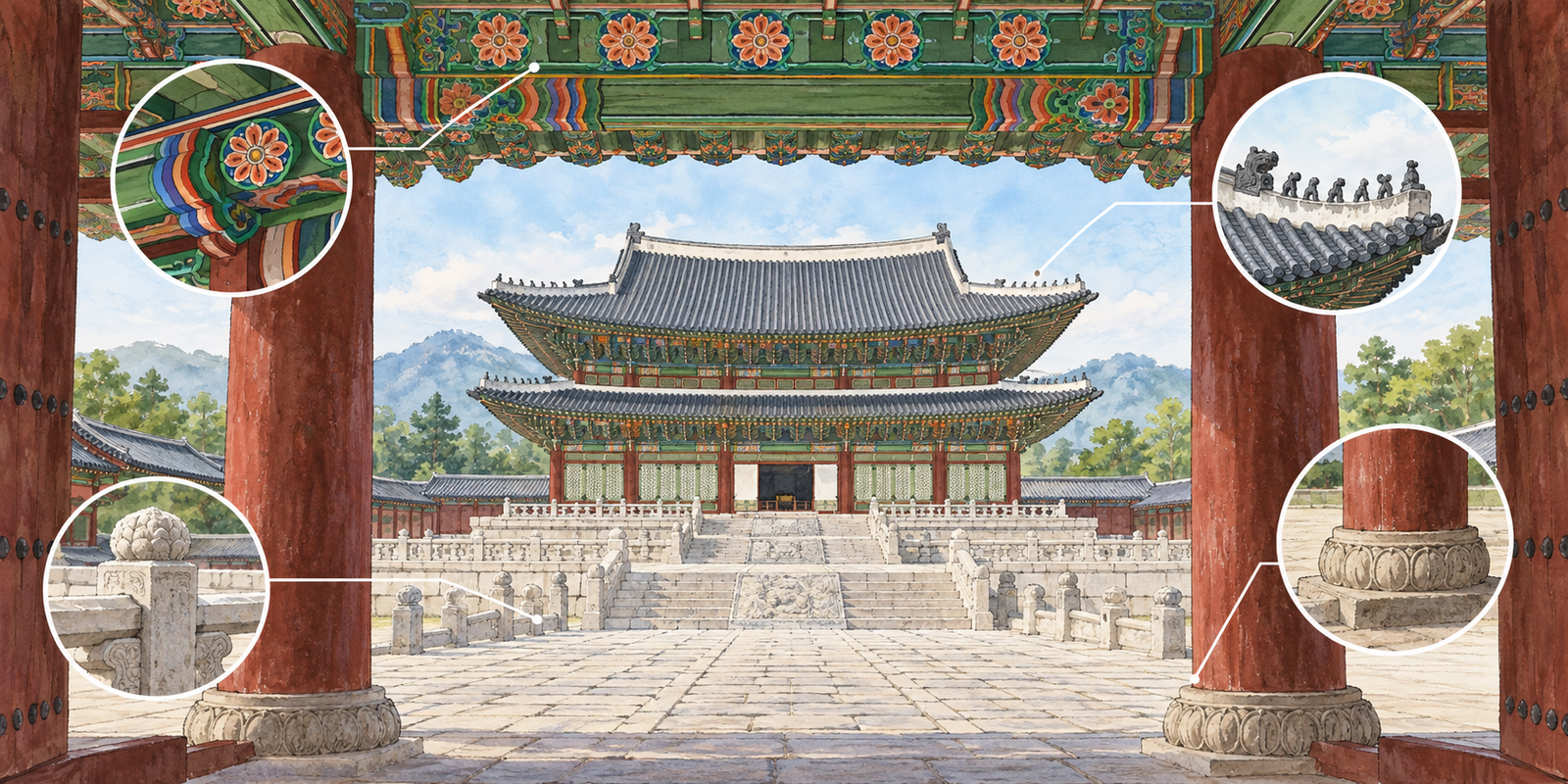 What to Look for in a Korean Palace: Roof Colors, Gates and Courtyards